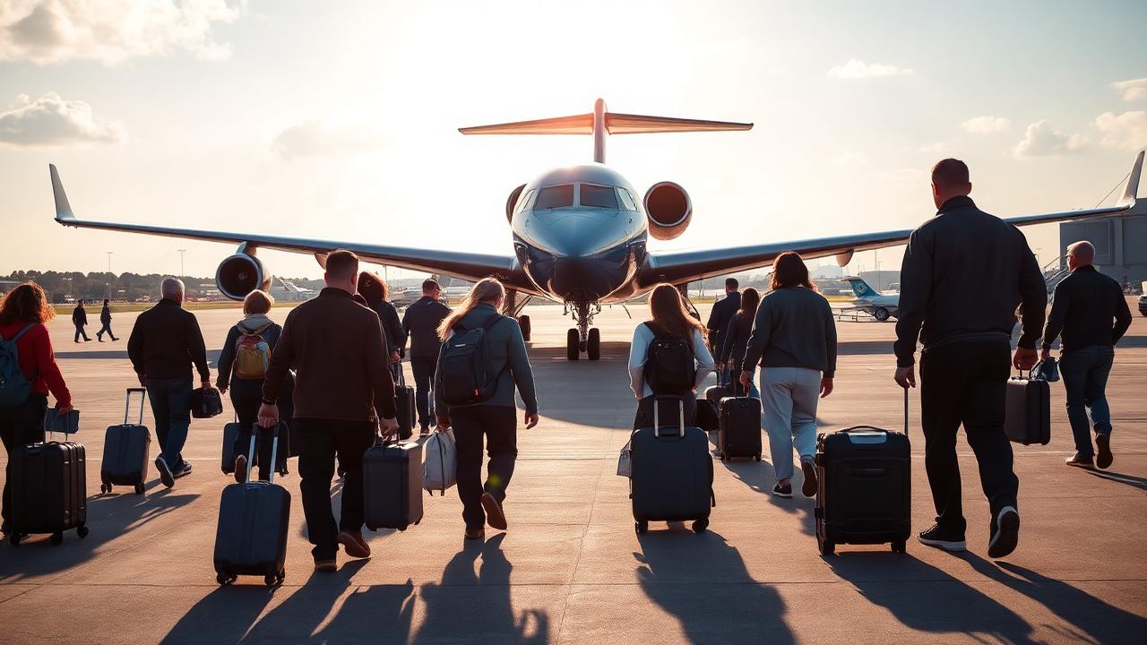Group Charter: One Large Aircraft or Two Smaller Jets?