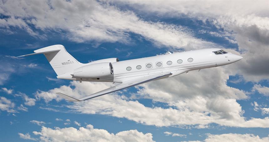 Gulfstream G550 private jet for charter to Dubai