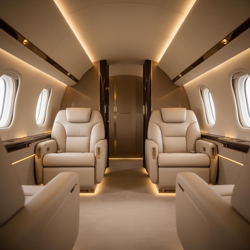 P3 Jet Card private cabin interior