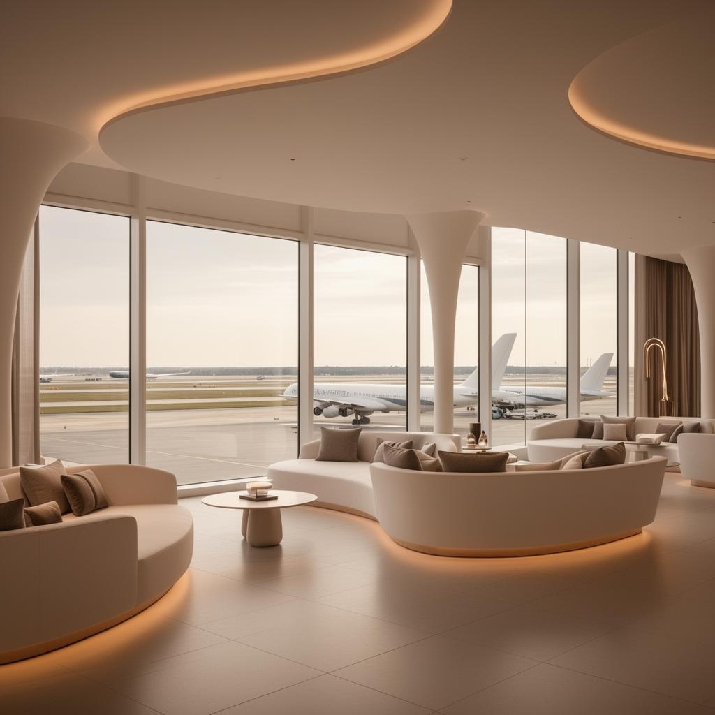Executive private jet lounge cabin for business charter